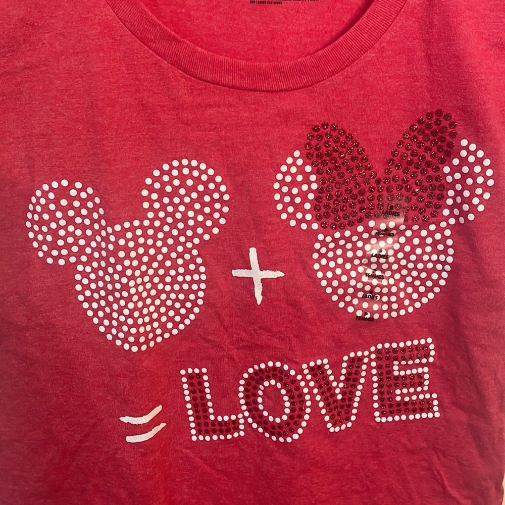 Mickey & Minnie love tshirt